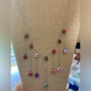 Mini Medallion Dangle Bohemian Necklace‎